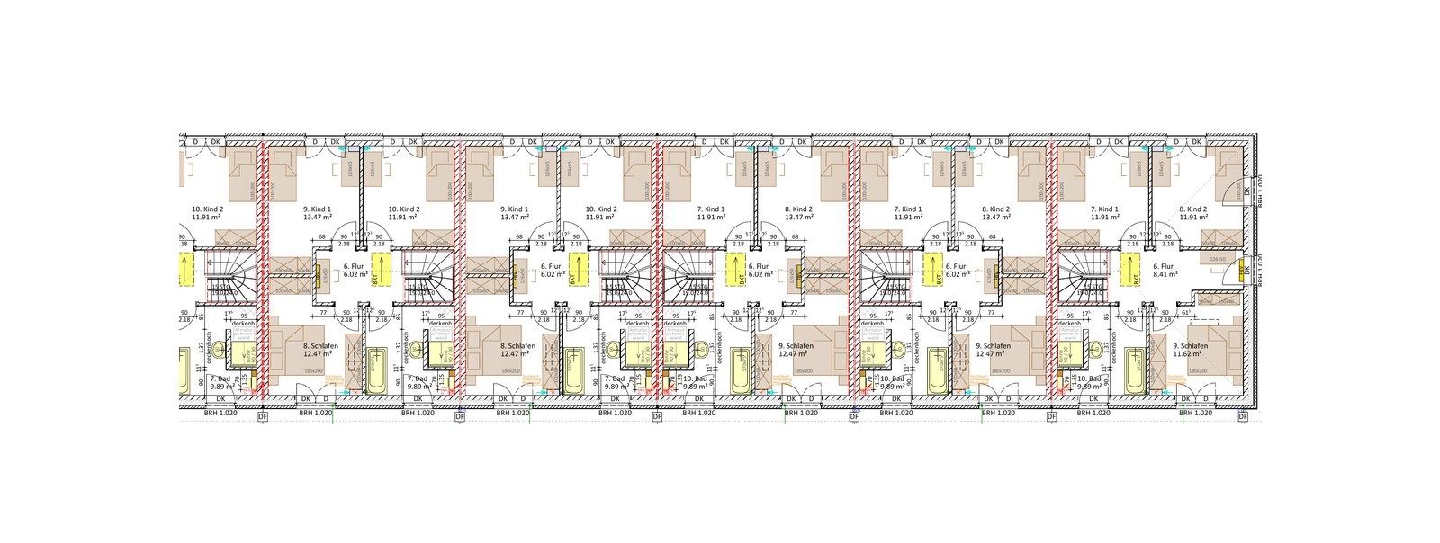 Grundriss Obergeschoss Neuer Heegen